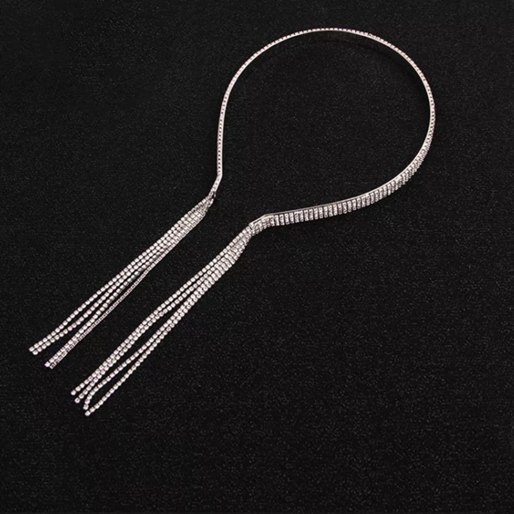 Silver Rhinestone Headband